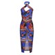 thumbnail image 4 of Traje de cintura con estampado floral de verano para mujer Traje casual de dos piezas a la moda Wmkox8yi bvn672, 4 of 9