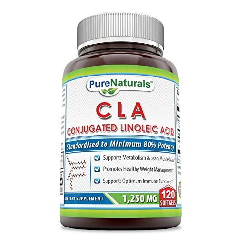 Pure Naturals CLA 1250 Mg 120 Softgels