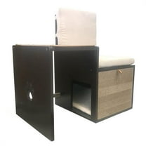 Penn-Plax Cat Walk Furniture: Love Seat Bench & Play Hide – Great for All Size Cats