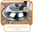 thumbnail image 5 of Yuangui Stainless Steel Pot Cover with Glass Top - 34cm, 5 of 11