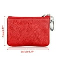 thumbnail image 3 of EIGTHTAIL ESTONE Soft Men  Card Coin Key Holder Zip Genuine Leather Wallet Pouch Bag Purse, 3 of 18