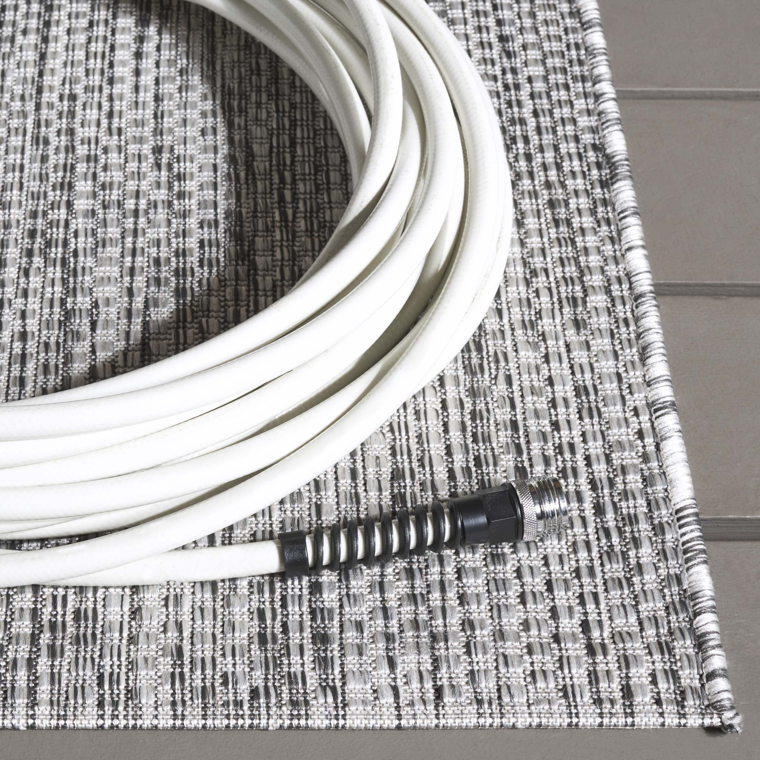Safavieh Courtyard Emmeline Abstract Indoor/Outdoor Area Rug, Ivory/Dark Gray, 6'7" x 6'7" Square