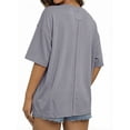 thumbnail image 3 of MOYIKO Womens Oversized T Shirts Crew Neck Short Sleeve Summer Trendy Tops Loose Fit Tee, 3 of 7