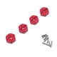 thumbnail image 1 of Adaptador de cubo hexagonal para rueda de metal (4 unidades) para Wltoys 1/14 14400 RC Car (Wltoys A979 K929) rojo, 1 of 4