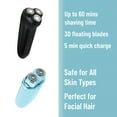 thumbnail image 2 of Ultimate Shaving Power Bundle: Mario Lopez Men's Rechargeable Electric Shaver  Painless Electric Shaver, 2 of 3