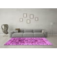 thumbnail image 3 of Ahgly Company Indoor Rectangle Abstract Purple Modern Area Rugs, 5' x 7', 3 of 4