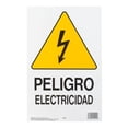 thumbnail image 1 of Letrero Pared Peligro Electricidad Plástico 35 Cm, 1 of 3