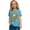 B Light Blue, variant on 100Th Day of School Teacher Kids 100 Days Math Numbers T Shirt Short Sleeve Tee Top for Back to School Orange 6 Years-7 Years