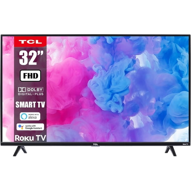Televisión LED Smart TCL 32 Pulgadas 720p Serie 4 Class Reacondicionado Compatible con Alexa y Googl
