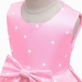 thumbnail image 5 of Odeerbi Christmas Dress Explosion Style Children's Clothing Girls Dress Polka Dot Retro Children Princess Dress Christmas Performance Dress White, 5 of 8