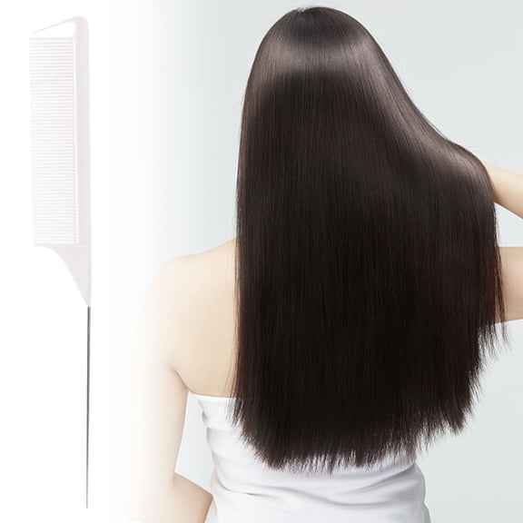 Antistatic Tail Comb, Hair Parting Comb, Heat Resistant Fine Teeth Styling Tool for Thin Long Curly Hair, Comfortable Grip Sectioning Comb for Men Women Kids Salon Use