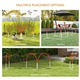 thumbnail image 3 of Orange Dog Agility Training Kit - 4-Piece Pet Obstacle Course Set with Carry Bag - Outdoor Exercise & Coordination - 35" x 27" x 39", 3 of 7