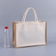thumbnail image 5 of Naiovety Bolsas de asas de yute de gran capacidad para hacer compras fáciles Bolsas de regalo con gran capacidad de carga Almacenamiento y organización del hogar L (13*32*21), 5 of 6