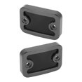 thumbnail image 3 of Qiilu Tapa de depósito de líquido de frenos 2 piezas Tapa de depósito de líquido de frenos delantero Izquierda Derecha Billet Reemplazo de aluminio para NMAX155 NMAX125 ANGGREK  Otros, 3 of 8