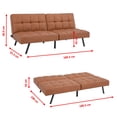 thumbnail image 3 of Sofá Cama Mainstays 3 plazas Café, 3 of 5