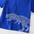 thumbnail image 4 of Quealent Toddler Baby Boys Girls Cotton Shirts Bus Racing Race Car T-Shirts Kids Summer Short Sleeve Tee Tops Clothes (Blue, 11-12 Years), 4 of 4