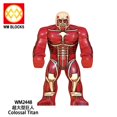 thumbnail image 1 of Minifiguras Lego Bloques De Construcción Attack on Titan Eren Mikasa Armin Levi Figuras Juguetes, 1 of 4