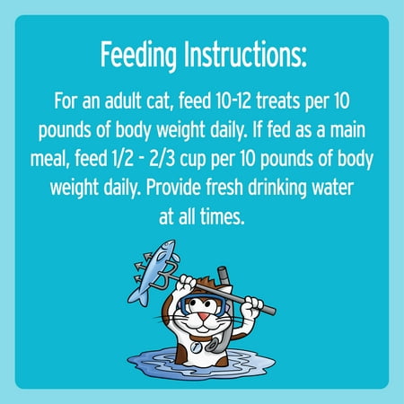 TEMPTATIONS Classic Crunchy and Soft Cat Treats Tempting Tuna Flavor, 3 oz. Pouch