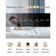 thumbnail image 5 of Blue Ombre Stripe Blackout Curtains 96 Inches Long for Bedroom, Farmhouse Simple Striped Thermal Insulated Room Darkening Black Out Window Curtain Panels Grommet Drapes for Living Room, 5 of 8