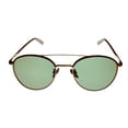 thumbnail image 3 of John Varvatos Mens Gold Tortoise Round Metal Sunglass, Green Lens V518, 3 of 8