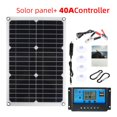 thumbnail image 3 of de batería del panel de 180 vatios 18v / 5v Conjunto dual de Controlador 40A Gloria Panel de carga, 3 of 9