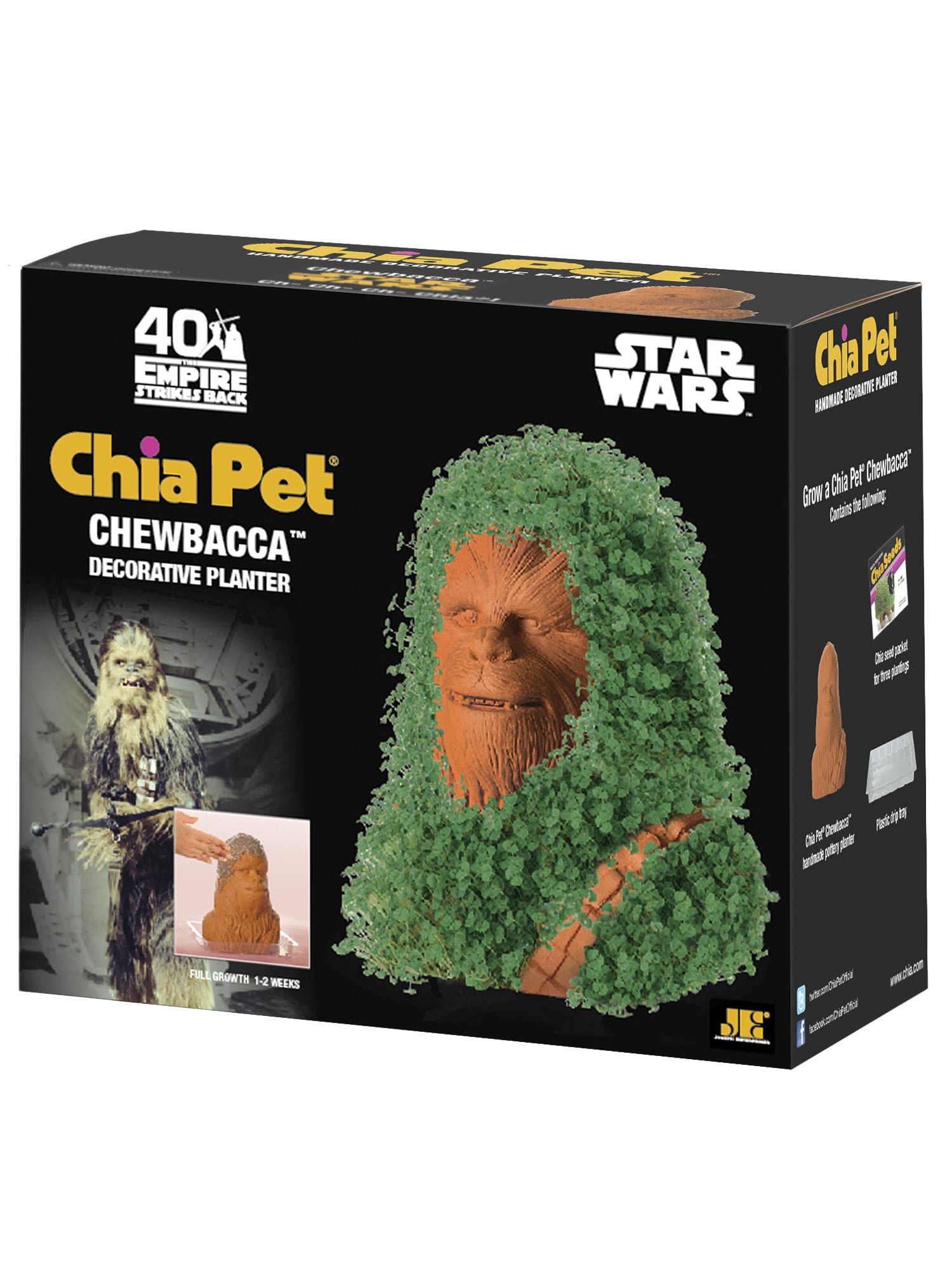 Exclusive Star Wars The Child Chia Pet Floating Edition with Stand,  “aka Baby Yoda” with Seed Packet, Decorative Pottery Planter, Easy to Do