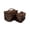 coffee, variant on Genuine Cowhide Leather Crocodile Embossed Jewelry Case, Women's Top-handle Storage Bag,Cosmetic Box