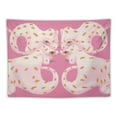 thumbnail image 5 of PRATYUS  Pink Preppy Tapestry, Pink Cheetah Leopard Aesthetic Tapestry Wall Hanging for Teen Girls Room Bedroom College Dorm, Pink Wall Decor, Pink Room Decor Aesthetic 40x60inch, 5 of 6