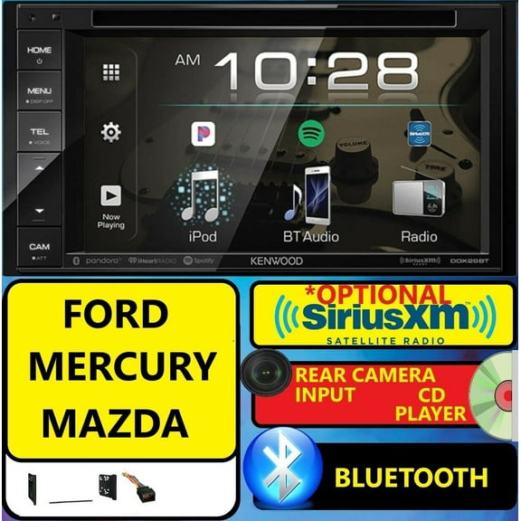 FORD MERCURY MAZDA Bluetooth/USB/DVD/AUX/CD Car Radio Stereo OPTIONAL SIRIUSXM