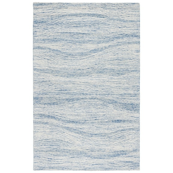 SAFAVIEH Metro Bridget Abstract Area Rug, Blue/Ivory, 5' x 8'