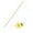 B, variant on HomelyJoy Pink Dinosaur Cat Teaser Wand Wooden Stick Interactive Cat Toy with Bell and Plush Animal Doll for Kitten Exercise 1PC