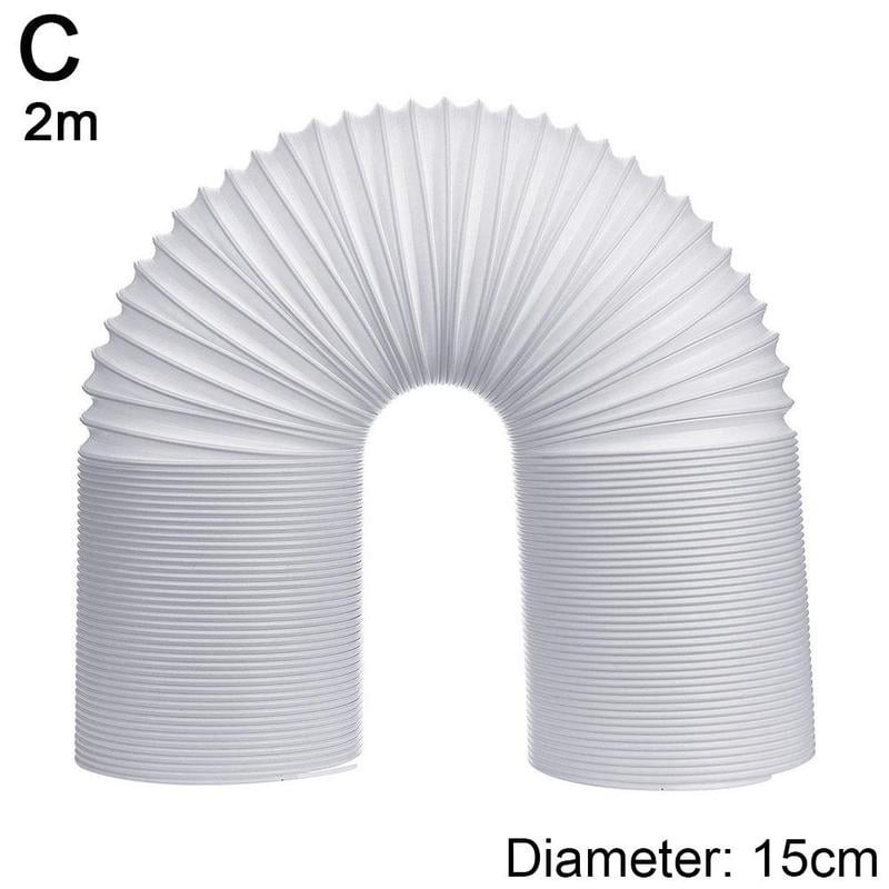 Flexible Air Conditioner Exhaust Pipe Vent Hose Tube Duct Outlet P7Q2