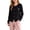 Black, variant on Coerni Girls Cardigan Long Sleeve Crewenck Cable Knit Outerwear Button Up Lightweight Comfy Kids Fall School Uniforms Sweaters