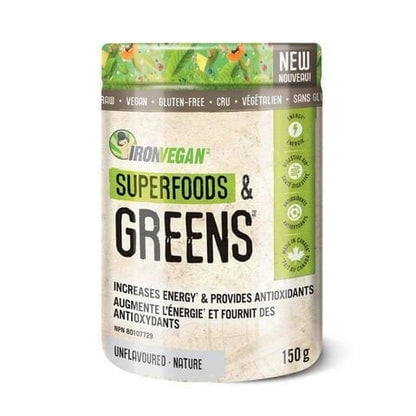 Iron Vegan Superfoods & Greens Sans Saveur 150 gr