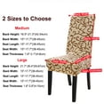thumbnail image 6 of PiccoCasa 4Pcs Chair Slipcovers Dining Chair Covers for Dining Room, Champagne, 6 of 6