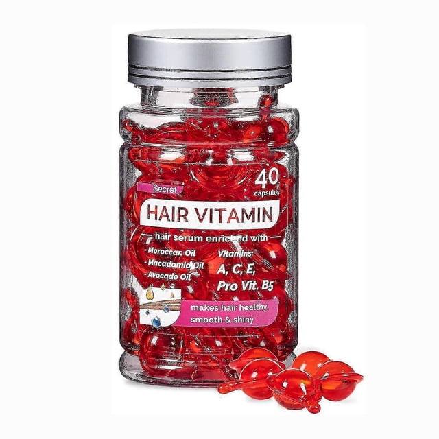 ExquisiteHair Vitamin Serum Capsules, Hair Treatment Serum, Argan - Macadamia - Avocado Oil, Complex Oil, Smooth, silky Mask, Hair Growth Repair Oil