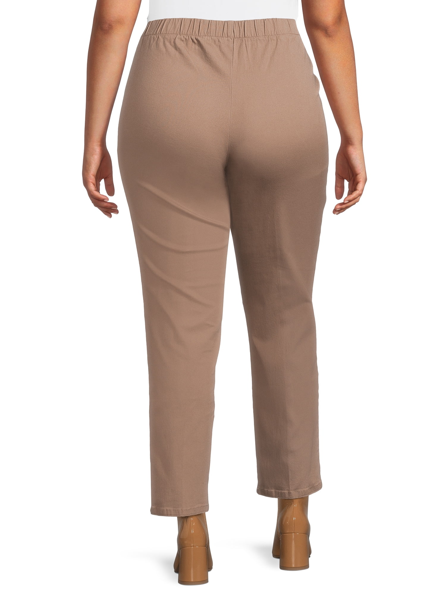 JMS Just My Size by Hanes Women's Plus Size 2 Pocket Pull On Pants, Single and 2 Pack