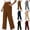 Black, variant on Efsteb Women's High Waisted Sweatpants Wide Leg Dress Pants Work Business Casual Elastic Waisted Comfy Pants with Pockets Trousers (Black,L)