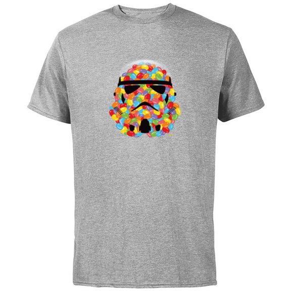 Star Wars Treats Imperial Stormtrooper Jelly Beans - Short Sleeve Cotton T-Shirt for Adults - Customized-Athletic Heather