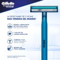 thumbnail image 2 of Rastrillo Gillette Prestobarba Ultragrip2 con 2 Hojas y Cabeza Fija 3 pzas, 2 of 5