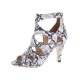 thumbnail image 2 of Zapatos de mujer Moda Minimalista Patrón de serpiente Empalme Ahueca hacia fuera Tacones altos Sandalias romanas Wmkox8yii  hfjk1388, 2 of 9