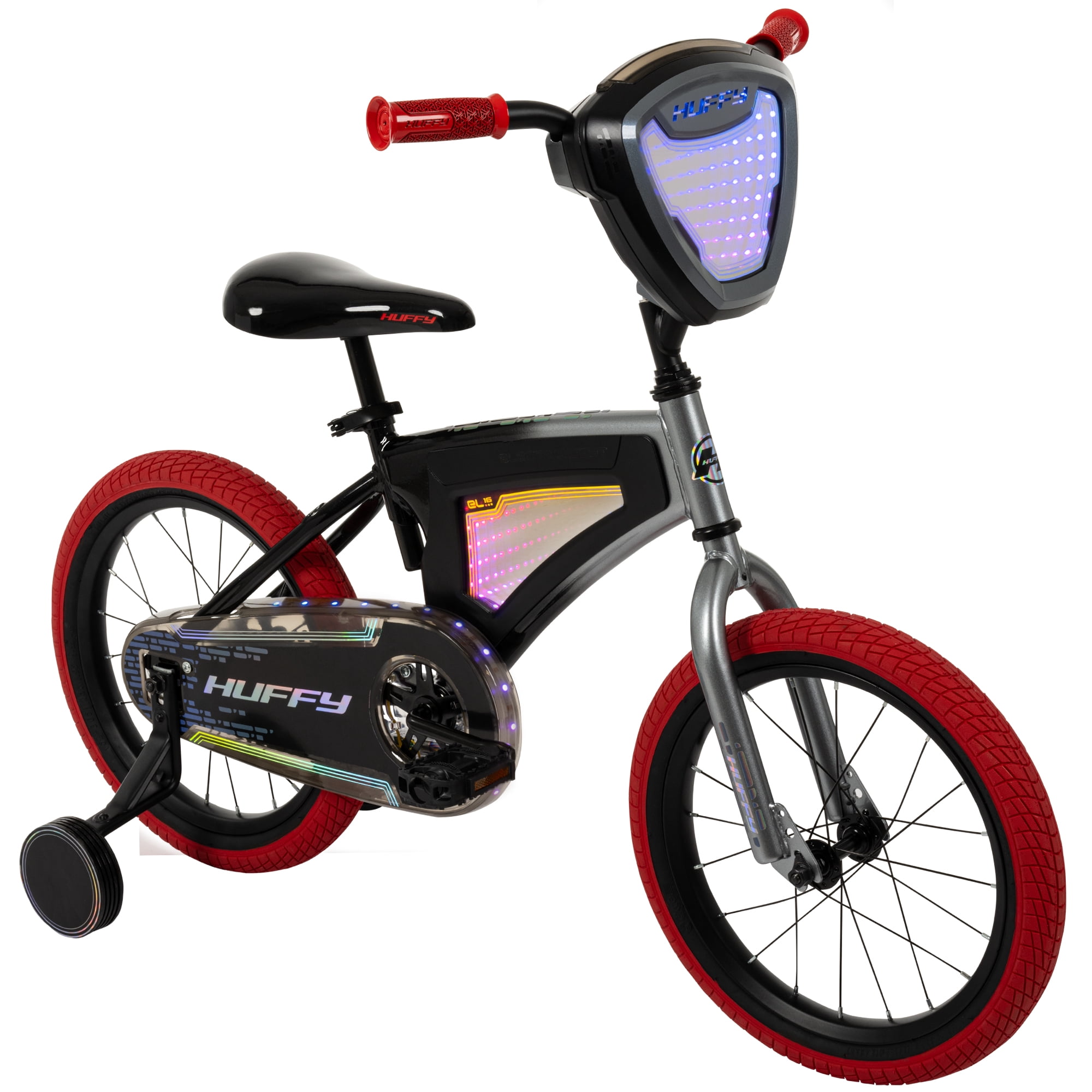 Huffy Marvel Avengers Boys Old Kids FT Hulk Iron Man Thor Captain America, Gris, vélo de 40,6 cm, 4-6 Ans