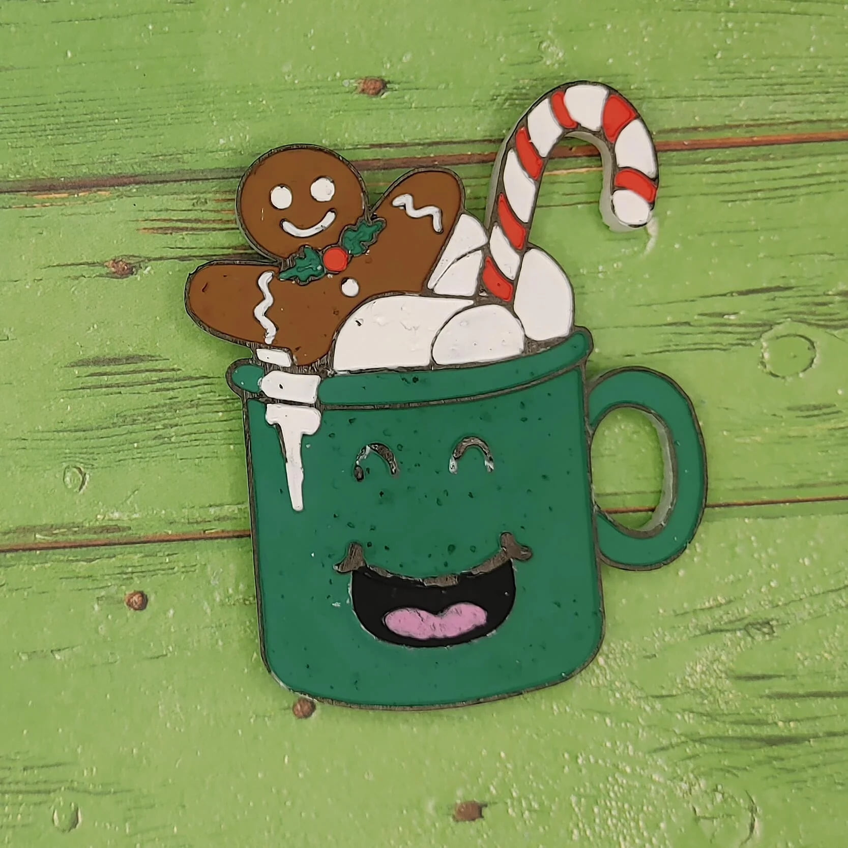 Happy Hot Cocoa Silicone Freshie Mold