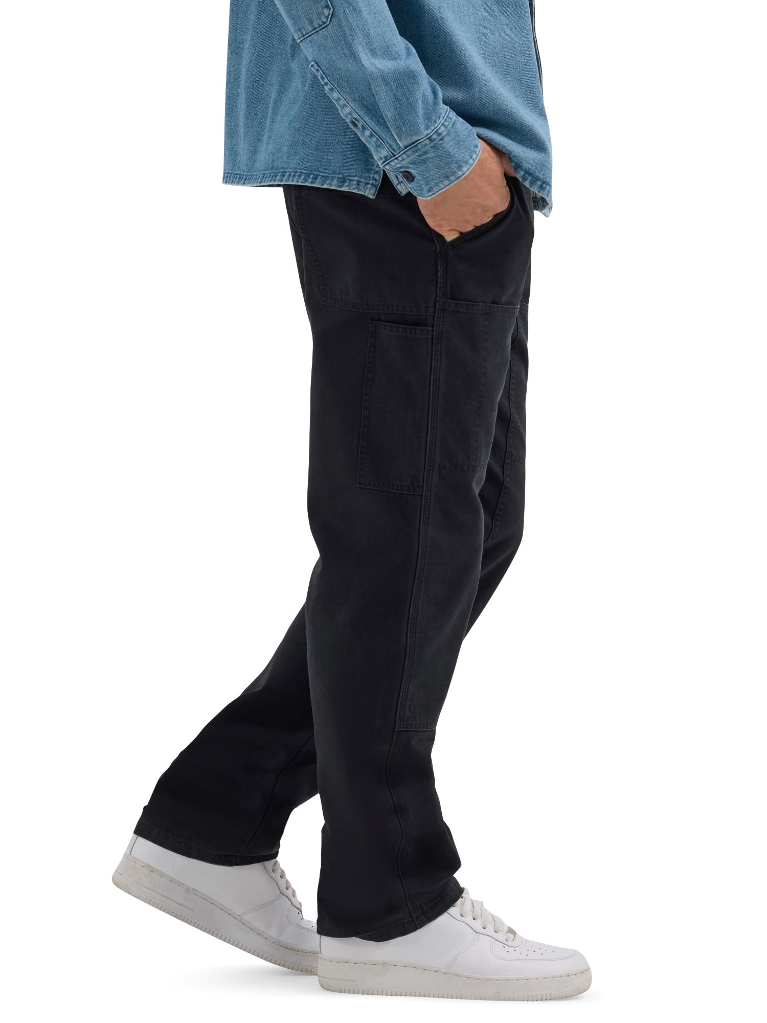 Wrangler® Men's Straight Leg Cargo Pant with Drawstring Waist (Sizes S-2XL)