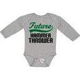 thumbnail image 3 of Inktastic Future Hammer Thrower Boys Long Sleeve Baby Bodysuit, 3 of 5