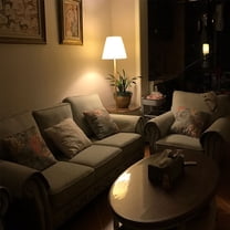 HOOWIFFY Cotton Lampshade for Comfortable Lighting White 1Pcs