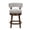 Beige, variant on AFO Upholstered Swivel Bar Stool with Back - 24 Inch Counter Height Chair for Kitchen Island,Grey