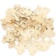 thumbnail image 2 of EeaseMX 40 piezas de rodajas de madera para manualidades, sin terminar, con forma de oso, adorno decorativo., 2 of 7