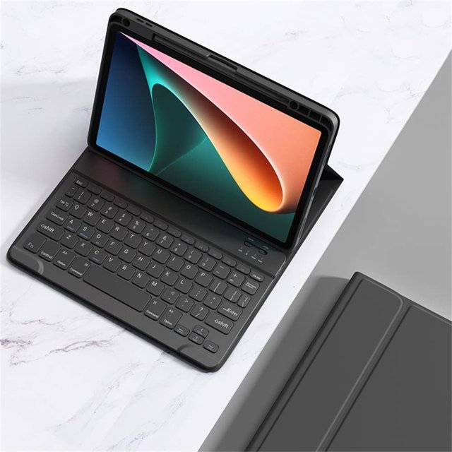 Funda con teclado kaitesi para iPad 10.2/10.5 Bluetooth negra