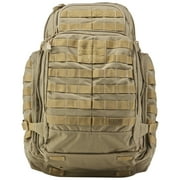 5.11 Work Gear RUSH72 Backpack, Molle Bag Rucksack Pack, 55 Liter, Sandstone, 1 SZ, Style 58602